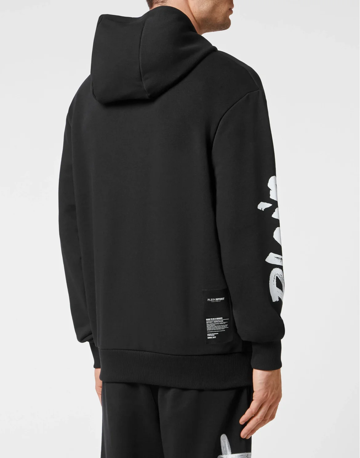 Hoodie Sweatshirt Stencil Tiger Street Fighter, цвет: Черный