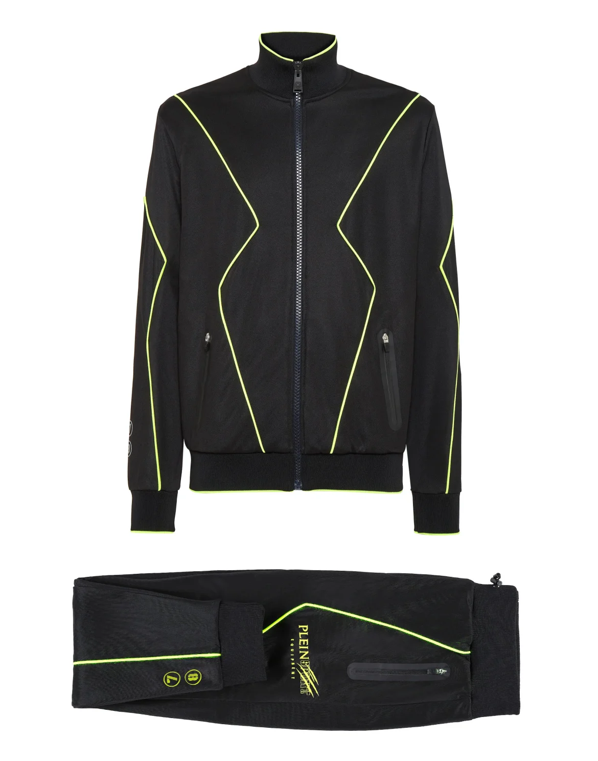 Tracksuit: Zip-up Jacket + jogging pants, цвет: Черный