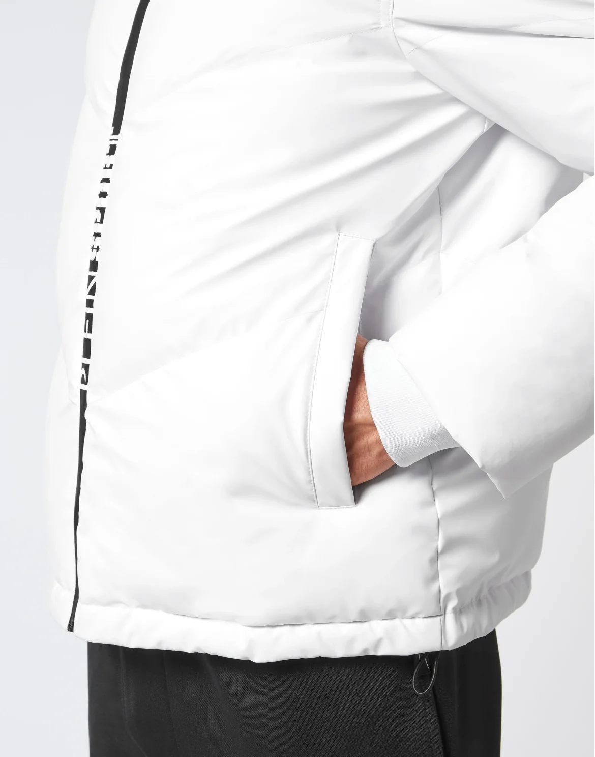 Nylon Down Jacket Tiger, цвет: Белый