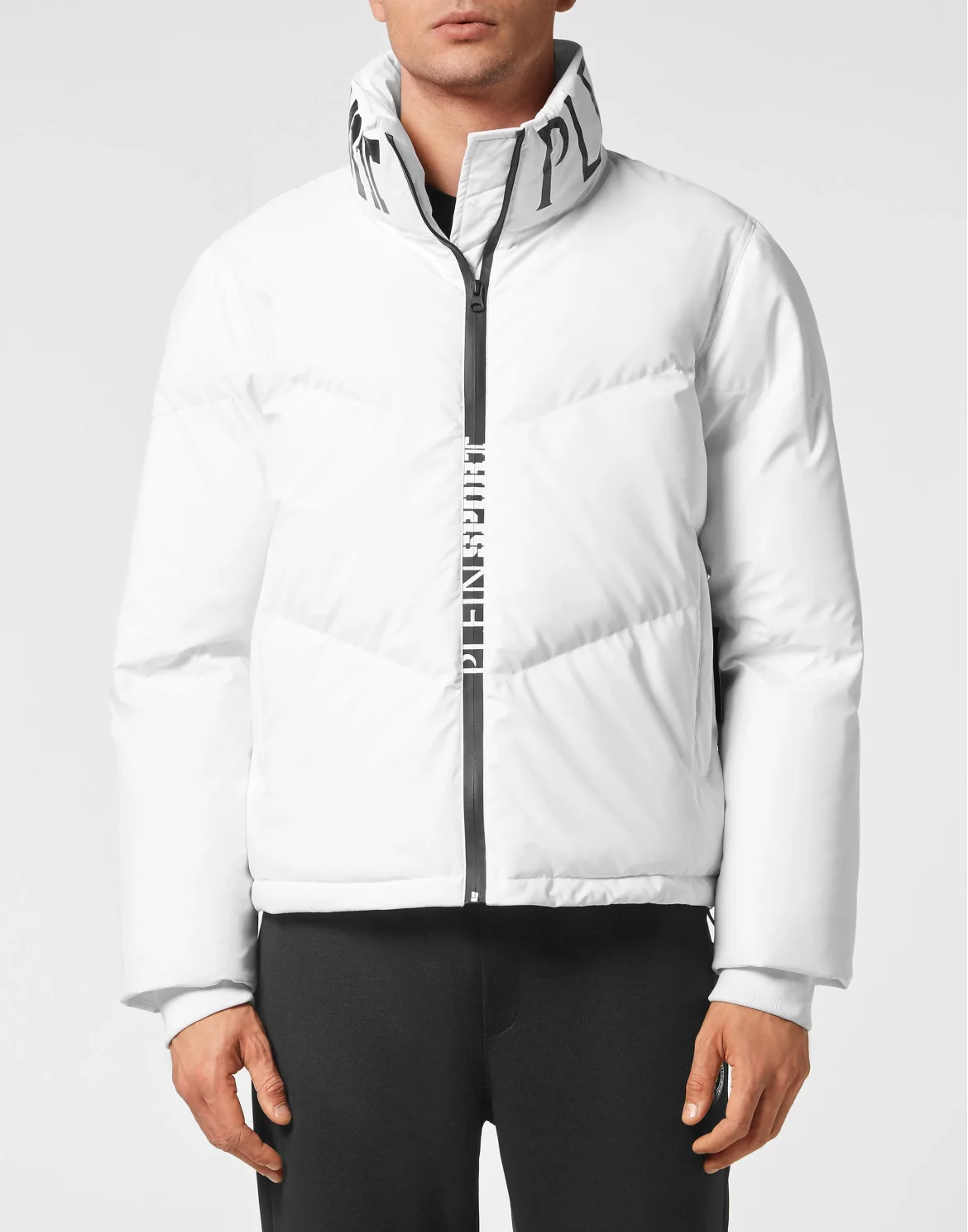 Nylon Down Jacket Tiger, цвет: Белый