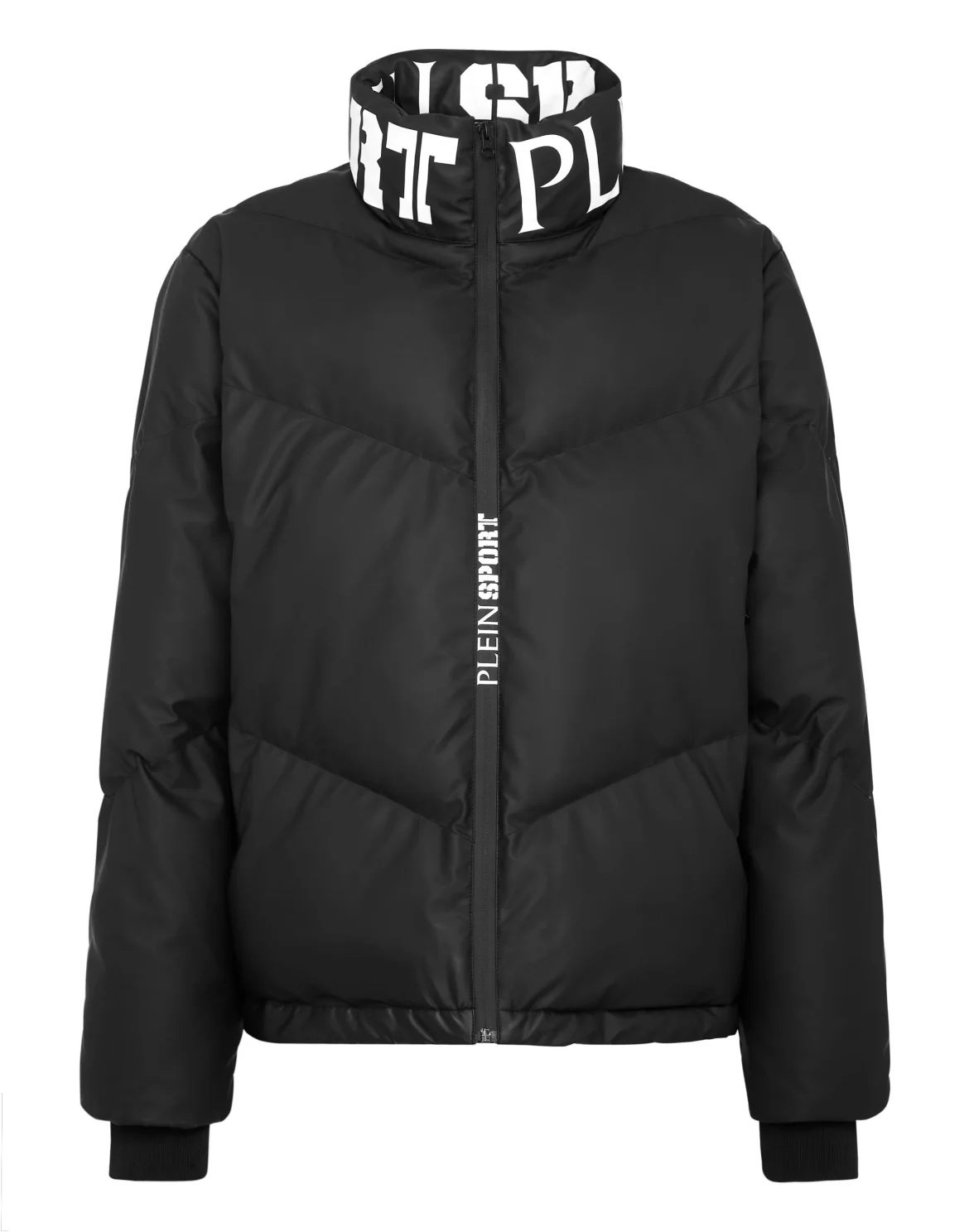 Nylon Down Jacket Tiger, цвет: Черный