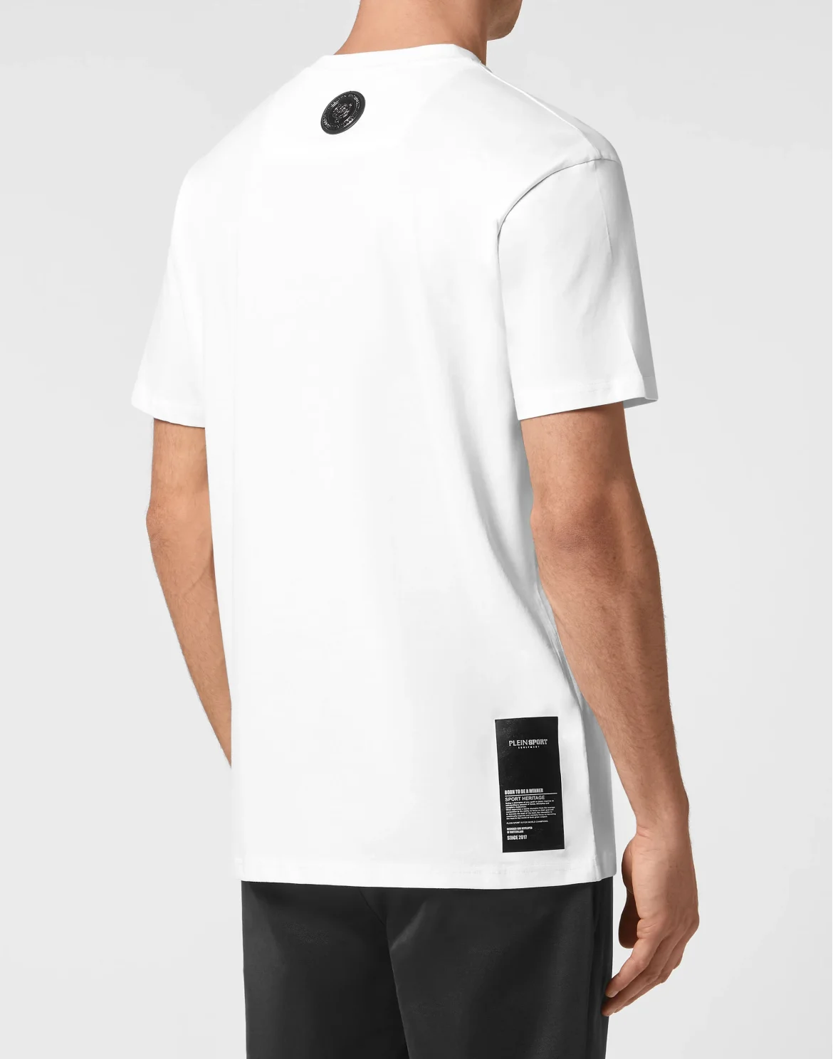 T-shirt Round Neck Stencil Tiger Street Fighter, цвет: Черный