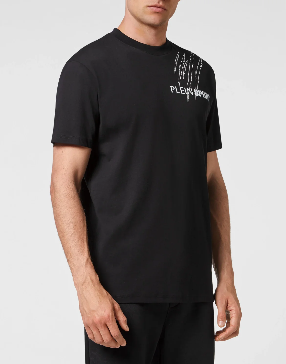 T-shirt Round Neck SS Scratch, цвет: Черный