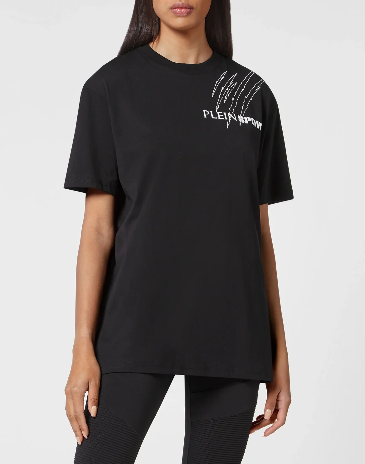 T-shirt Round Neck SS Scratch, цвет: Черный