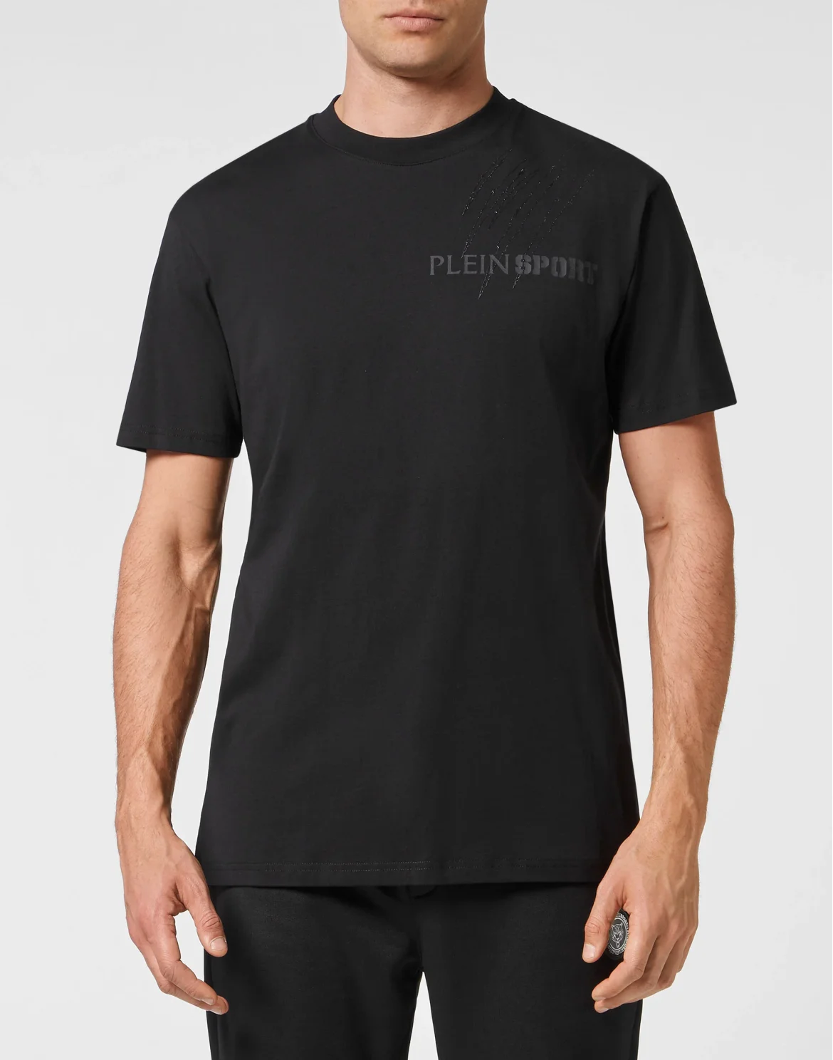 T-shirt Round Neck SS Scratch, цвет: Черный