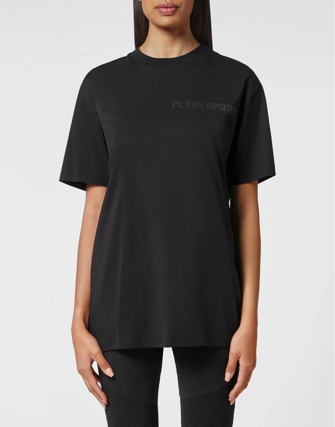 T-shirt Round Neck SS Scratch, цвет: Черный