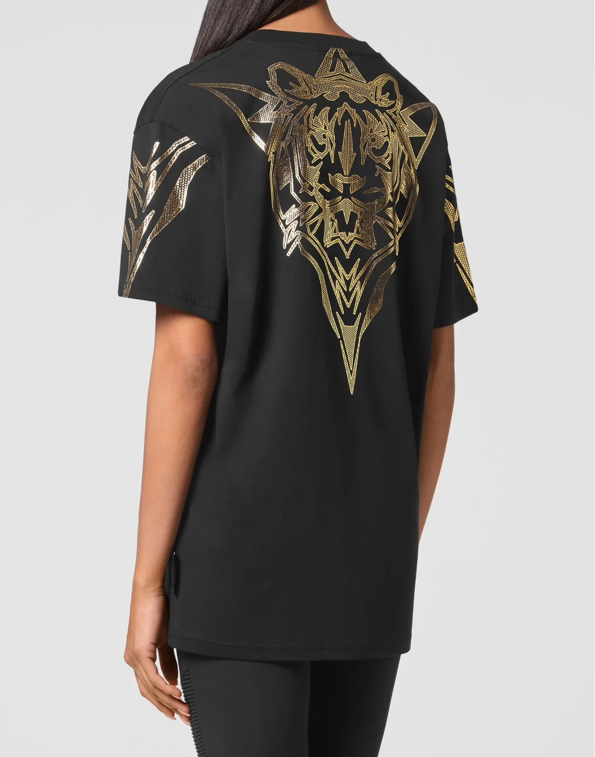 T-shirt Round Neck SS Tiger, цвет: Черный