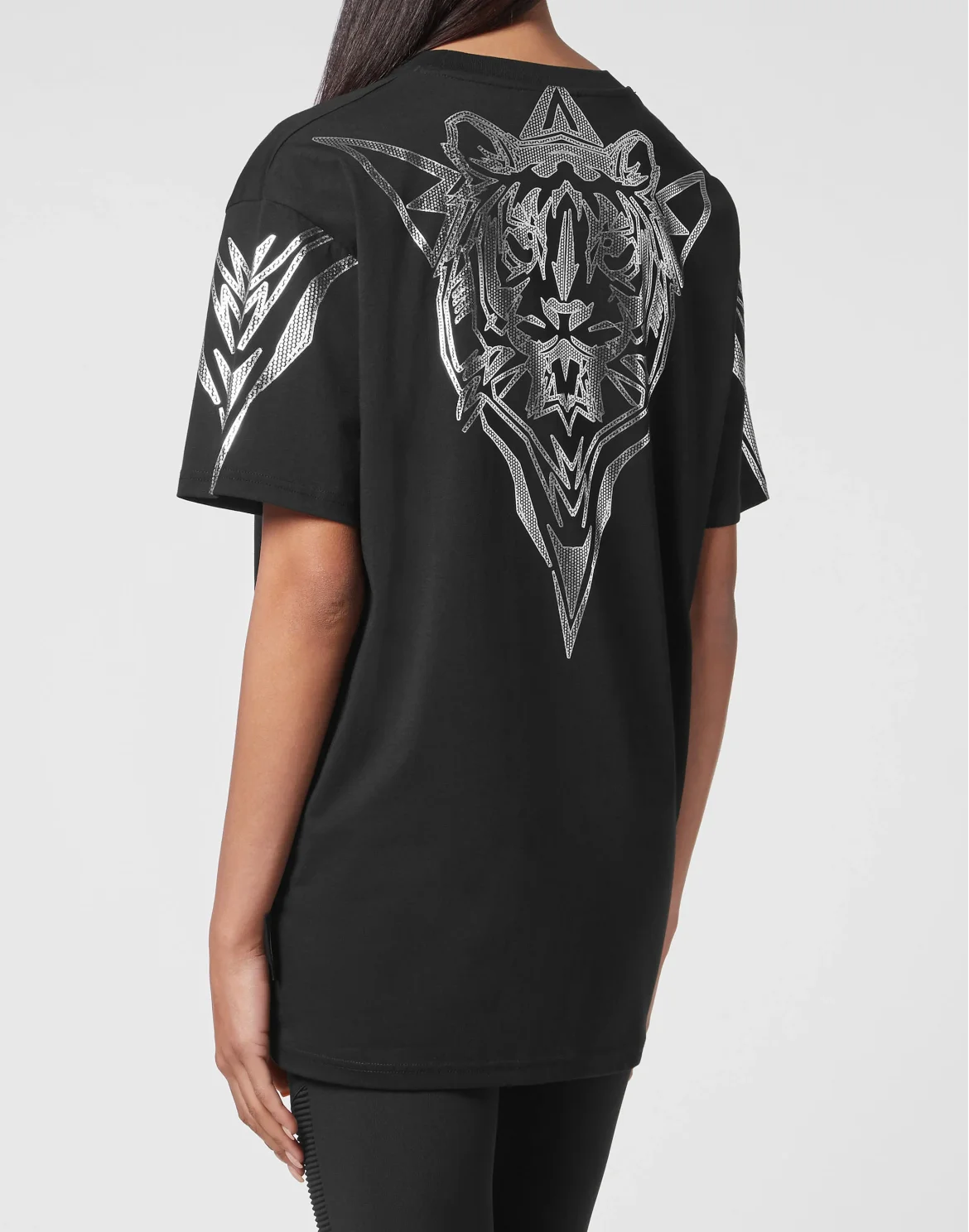 T-shirt Round Neck SS Tiger, цвет: Черный