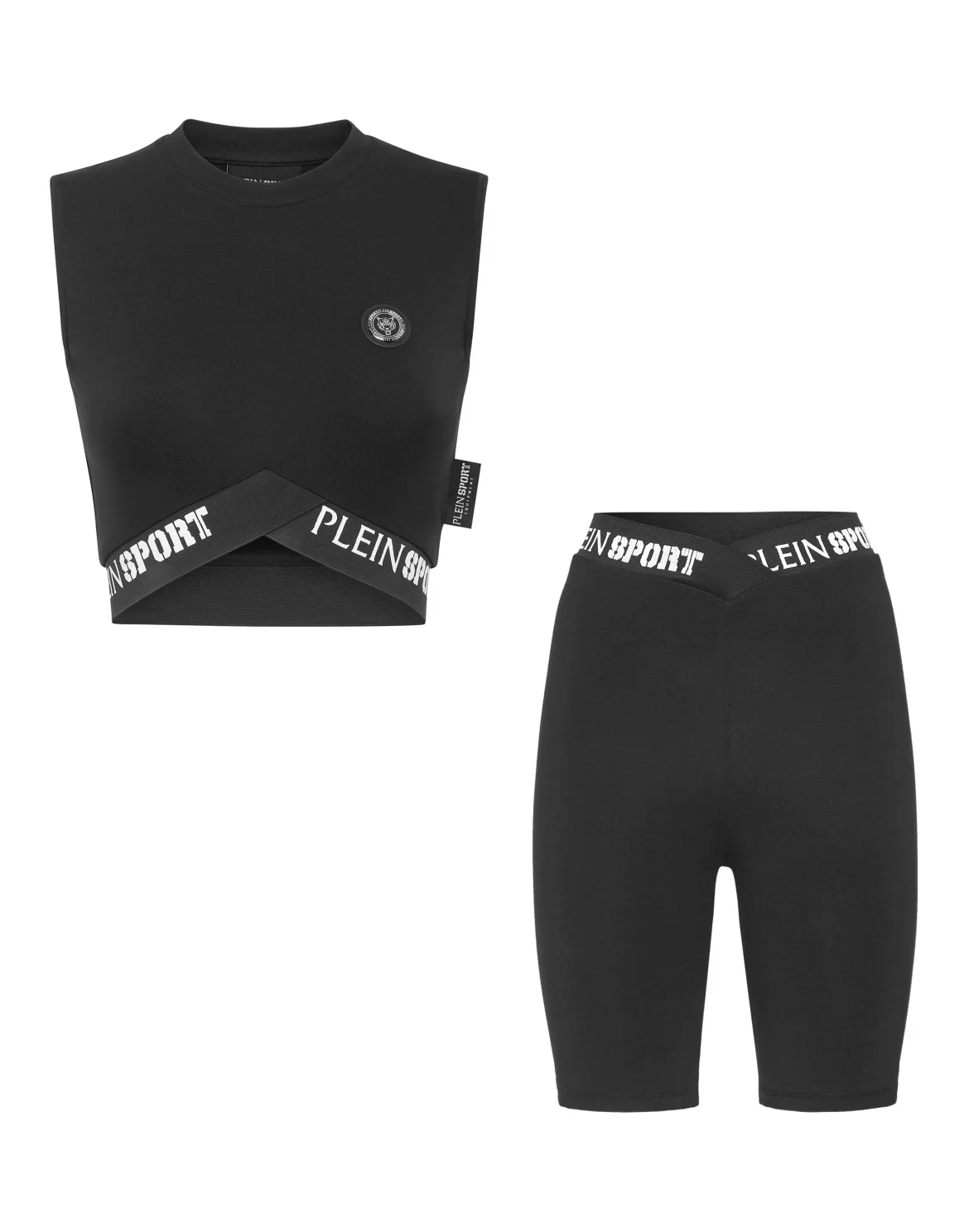 Workout Set: Shorts+Tank Top, цвет: Черный
