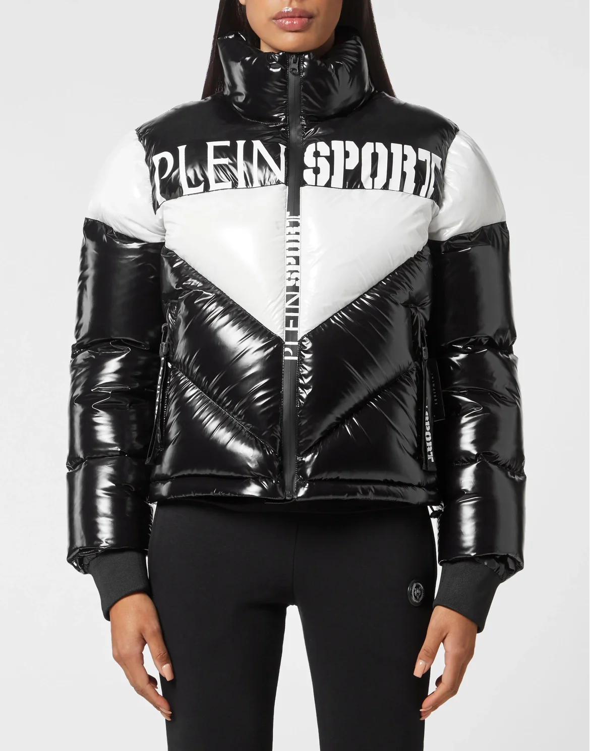 Nylon Down Jacket, цвет: Черный