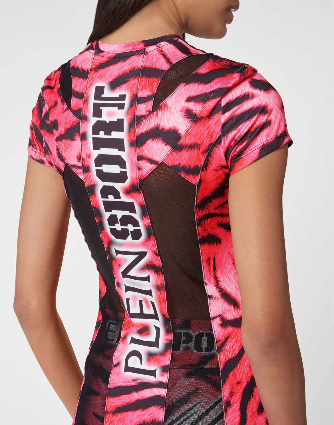 T-shirt Round Neck SS Tiger, цвет: Сиреневый
