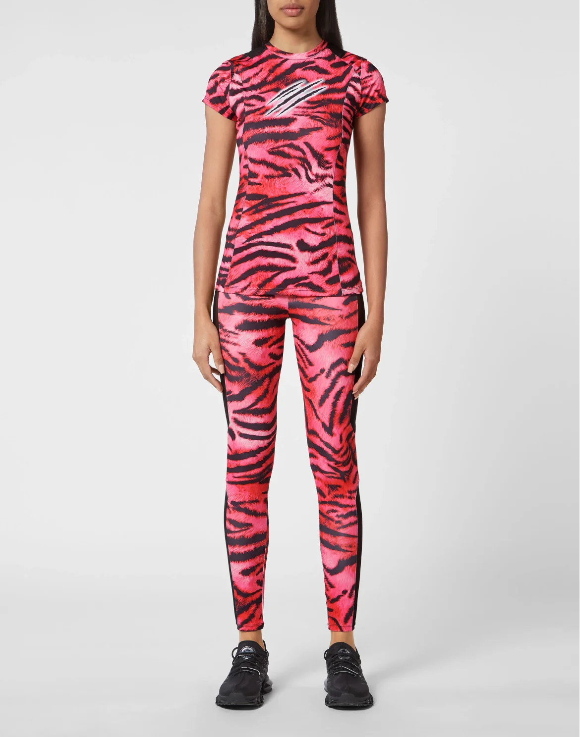 T-shirt Round Neck SS Tiger, цвет: Сиреневый