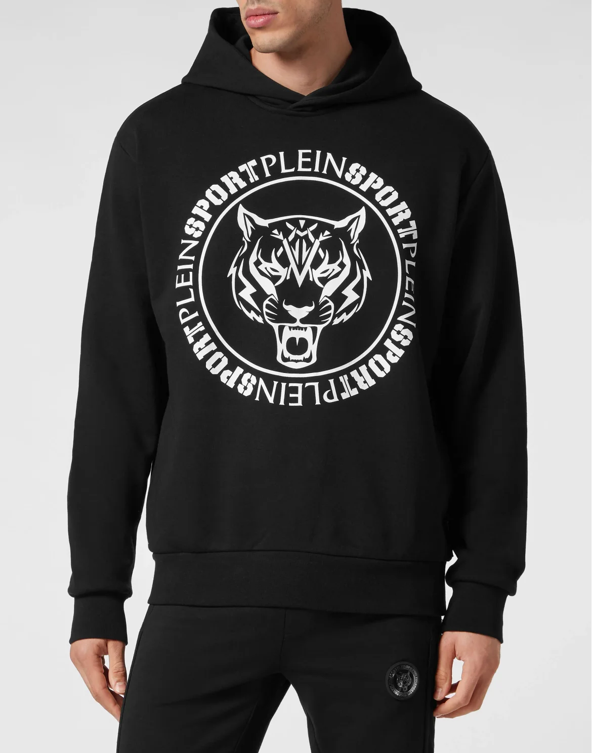 Hoodie Sweatshirt Tiger, цвет: Черный
