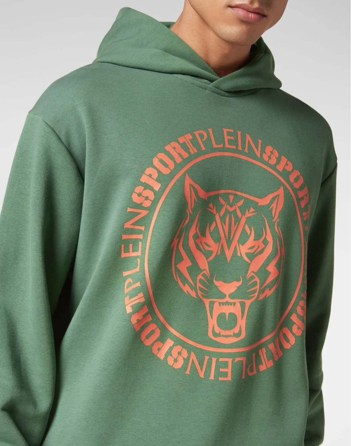 Hoodie Sweatshirt Tiger, цвет: Серый