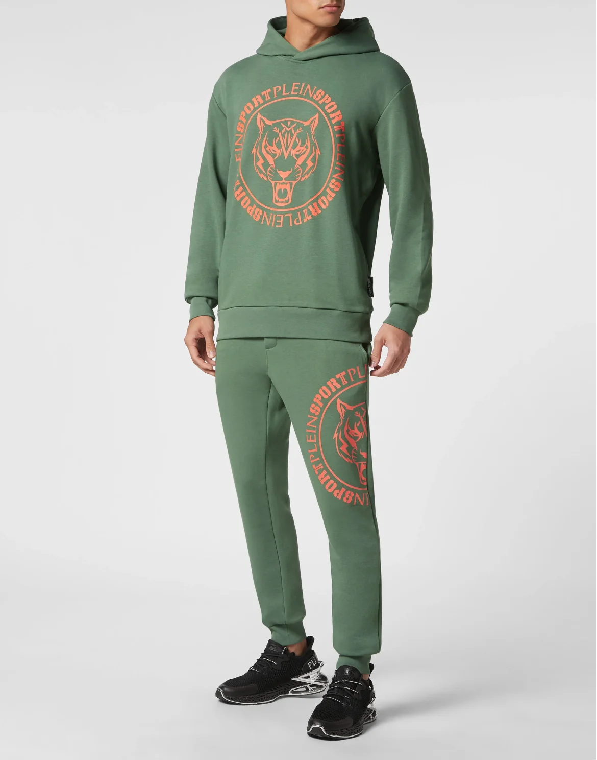 Hoodie Sweatshirt Tiger, цвет: Серый