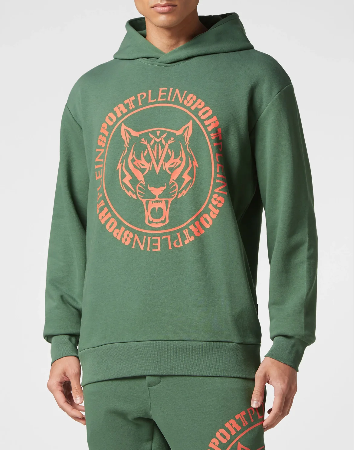 Hoodie Sweatshirt Tiger, цвет: Серый
