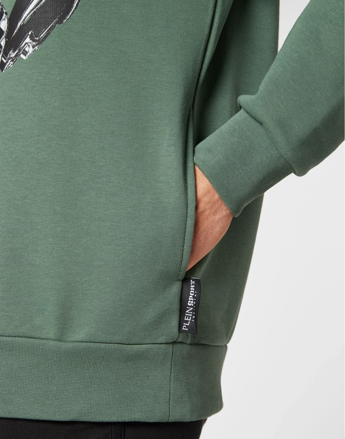 Hoodie Sweatshirt Chrome Tiger, цвет: Серый