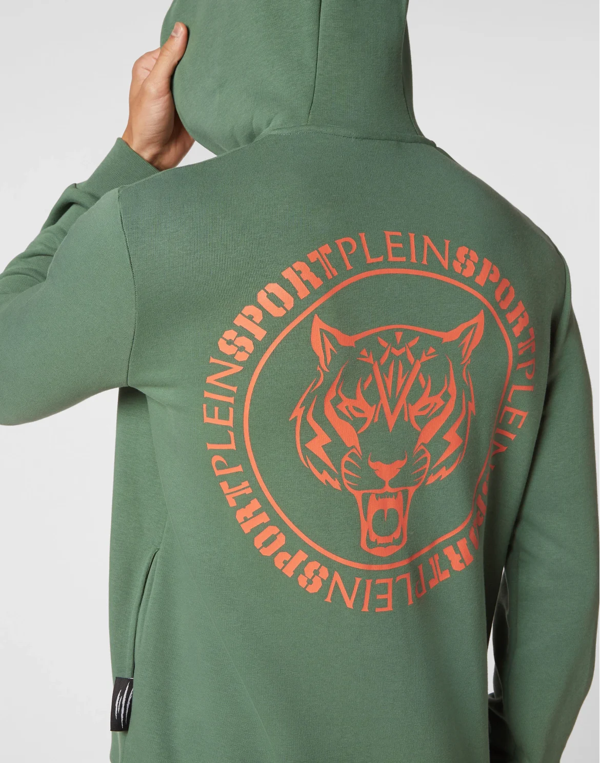 Jogging Tracksuit: Hoodie Sweatjacket/Trousers Tiger, цвет: Серый