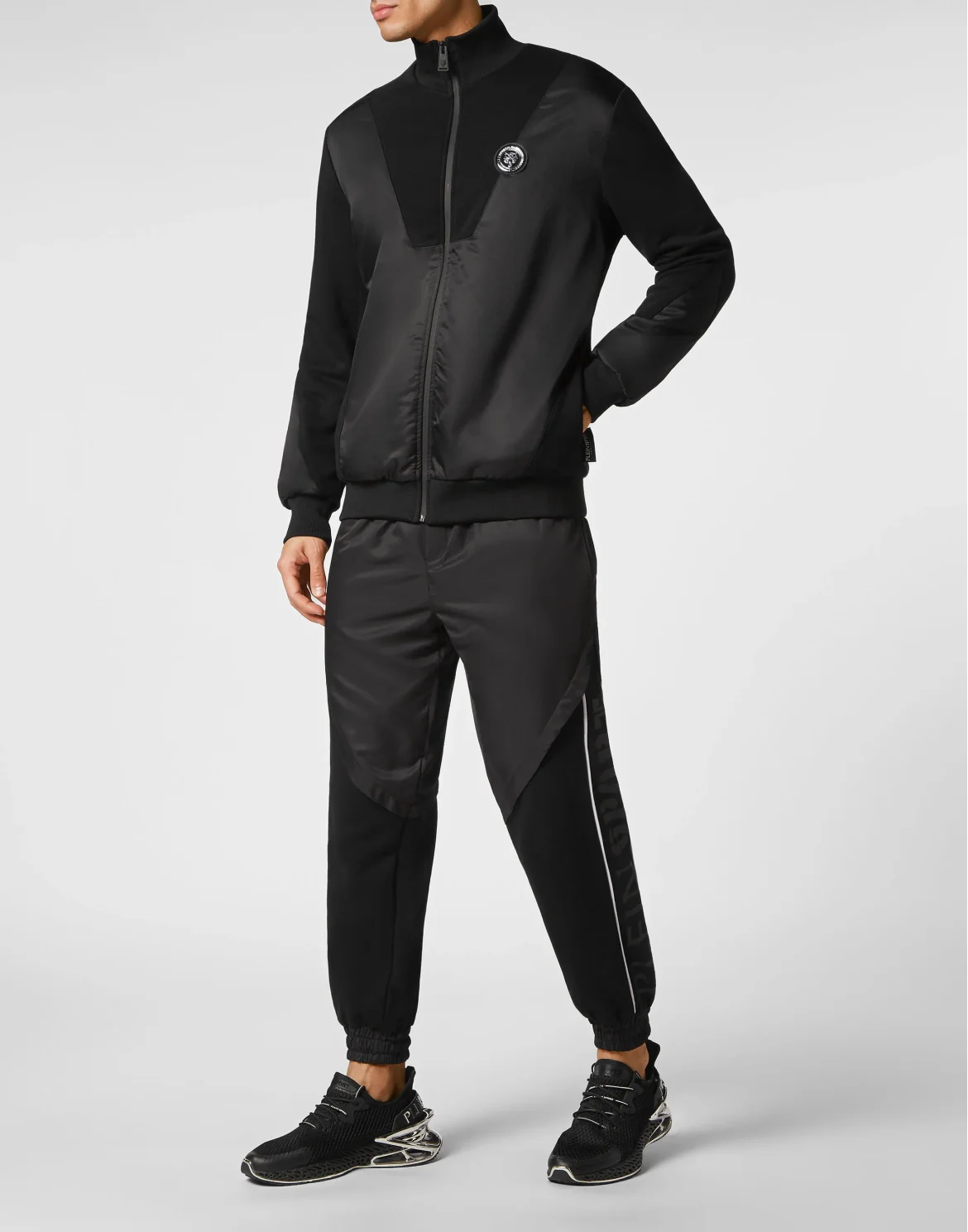 Jogging Tracksuit: Top/Trousers, цвет: Черный