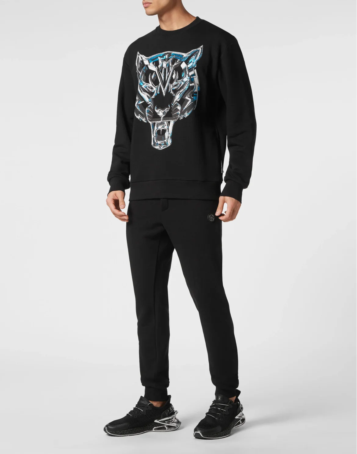 Sweatshirt LS Chrome Tiger, цвет: Черный