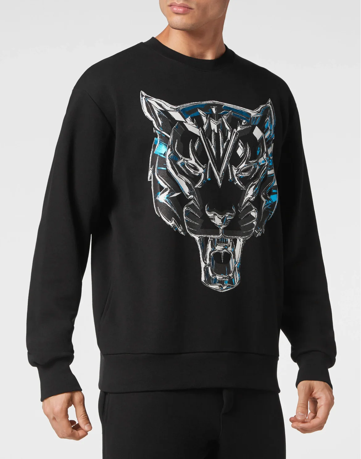 Sweatshirt LS Chrome Tiger, цвет: Черный