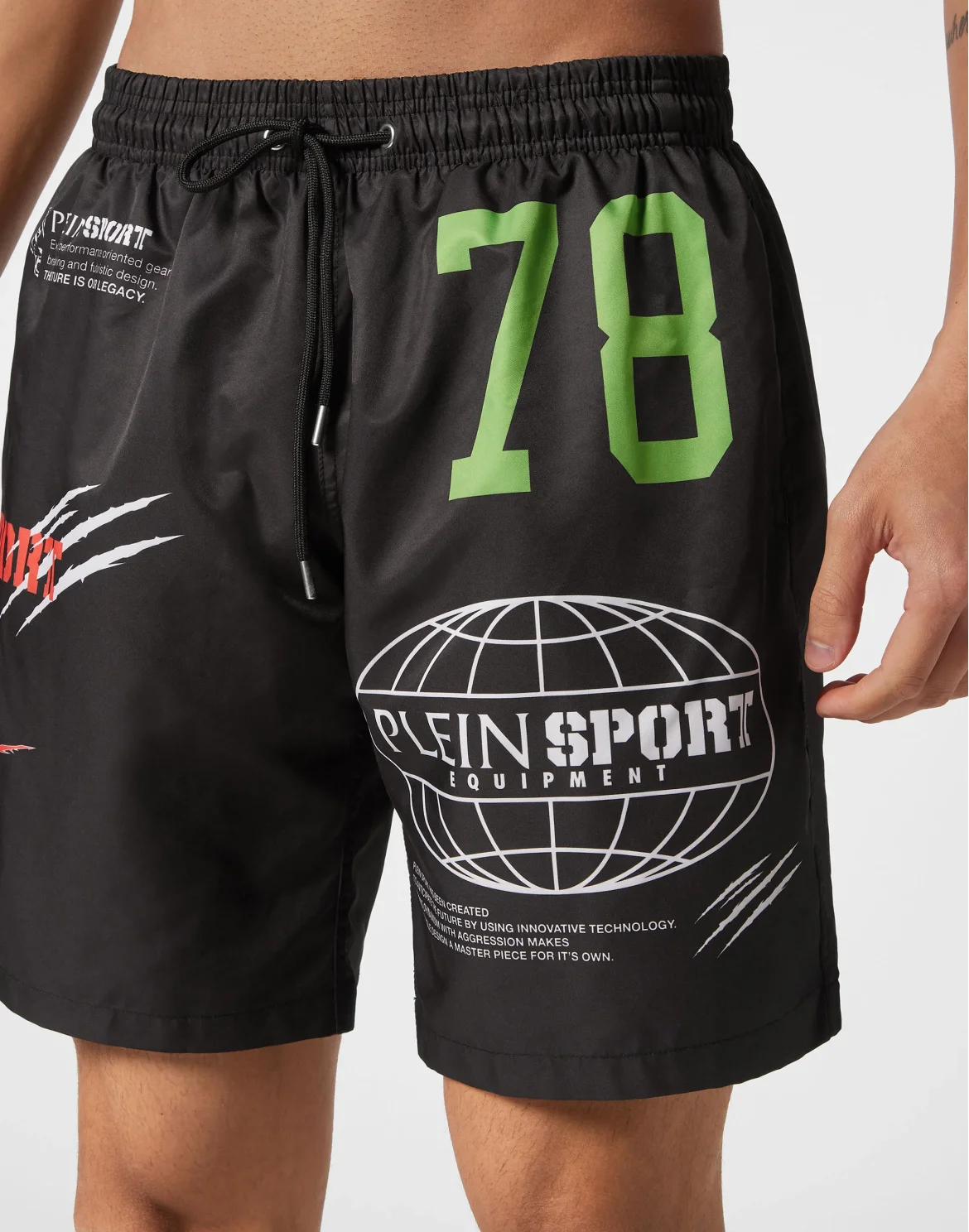 Swim-Trunks Multilogo, цвет: Черный