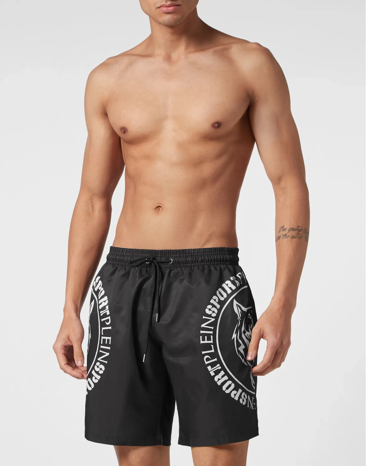 Long Swim-Trunks Tiger, цвет: Черный