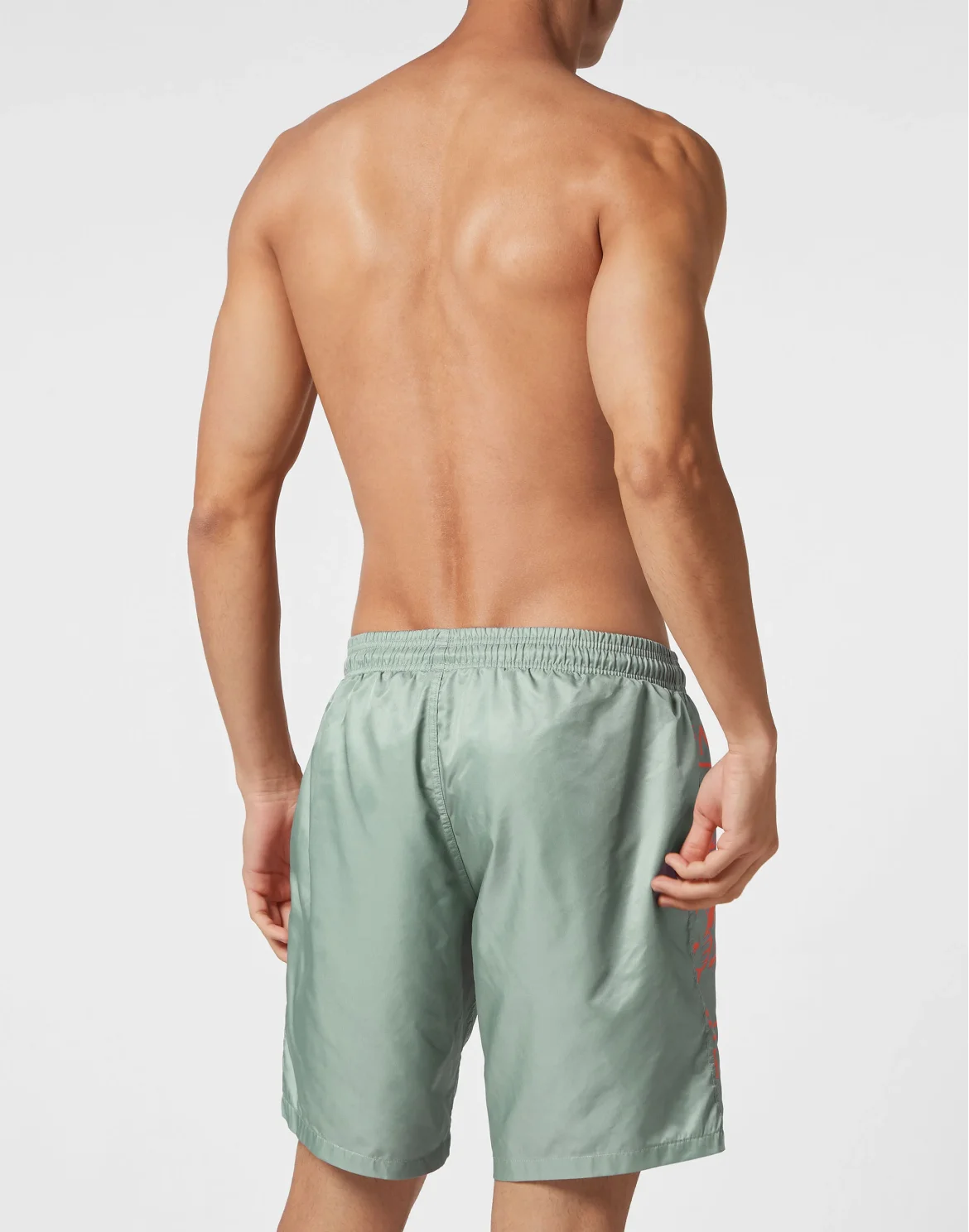 Long Swim-Trunks Tiger, цвет: Серый