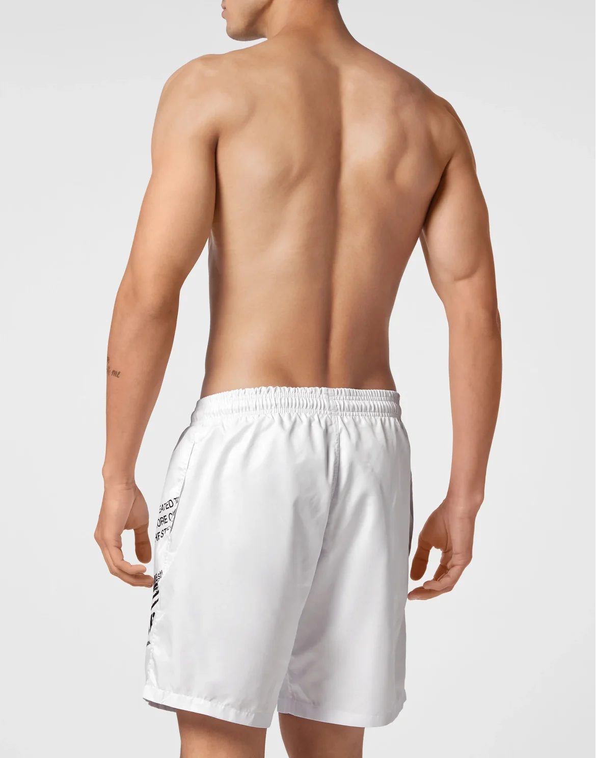 Long Swim-Trunks Lettering, цвет: Белый