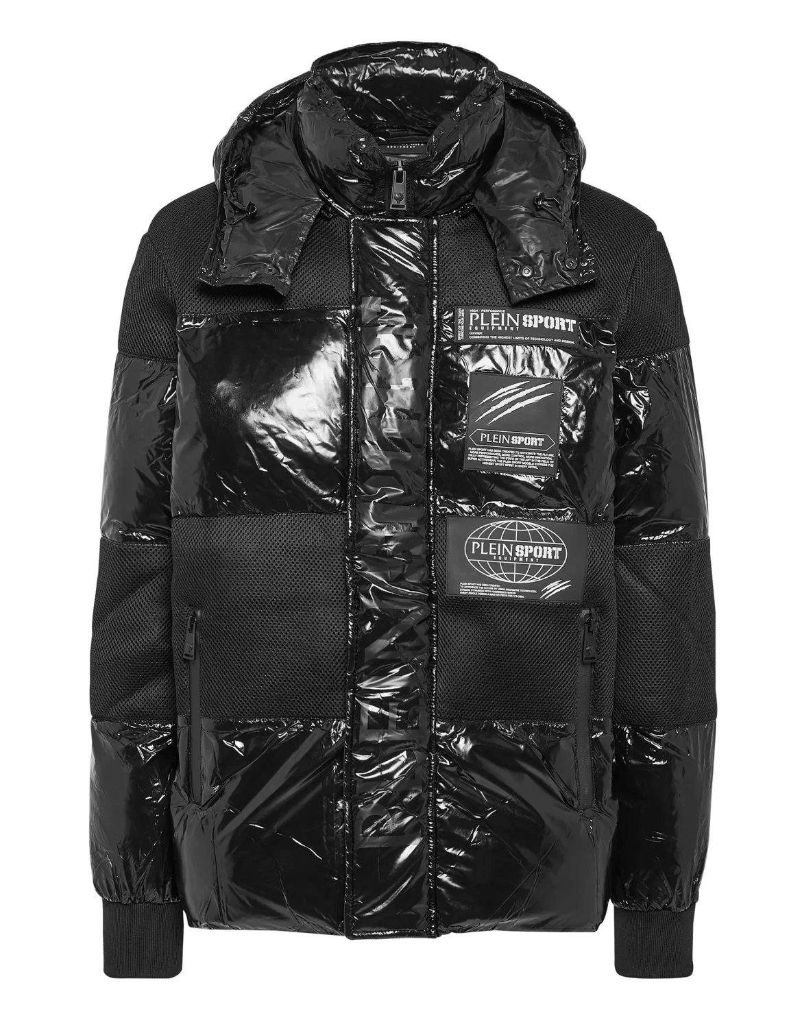 Nylon Padded Jacket, цвет: Черный