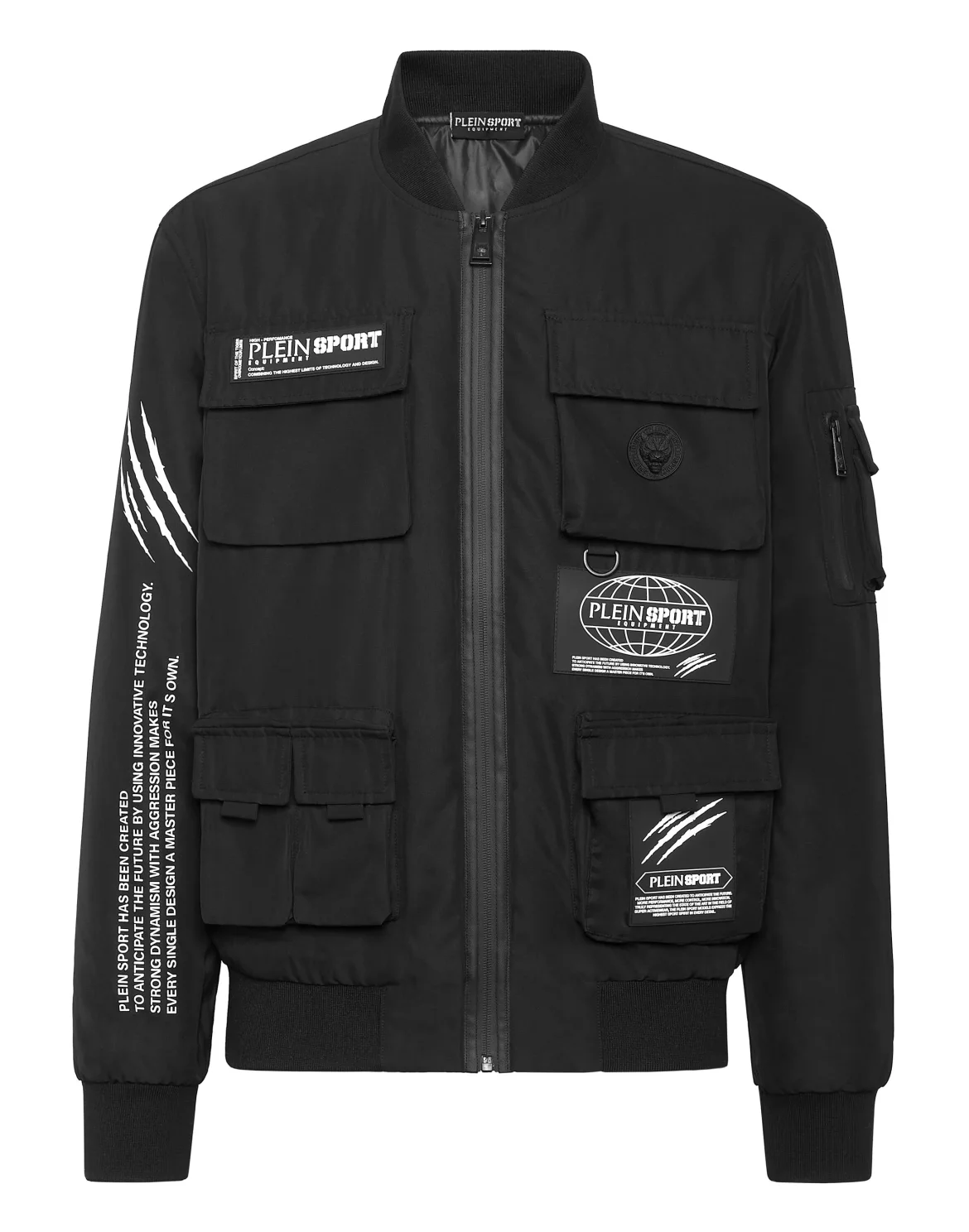 Nylon Bomber, цвет: Черный