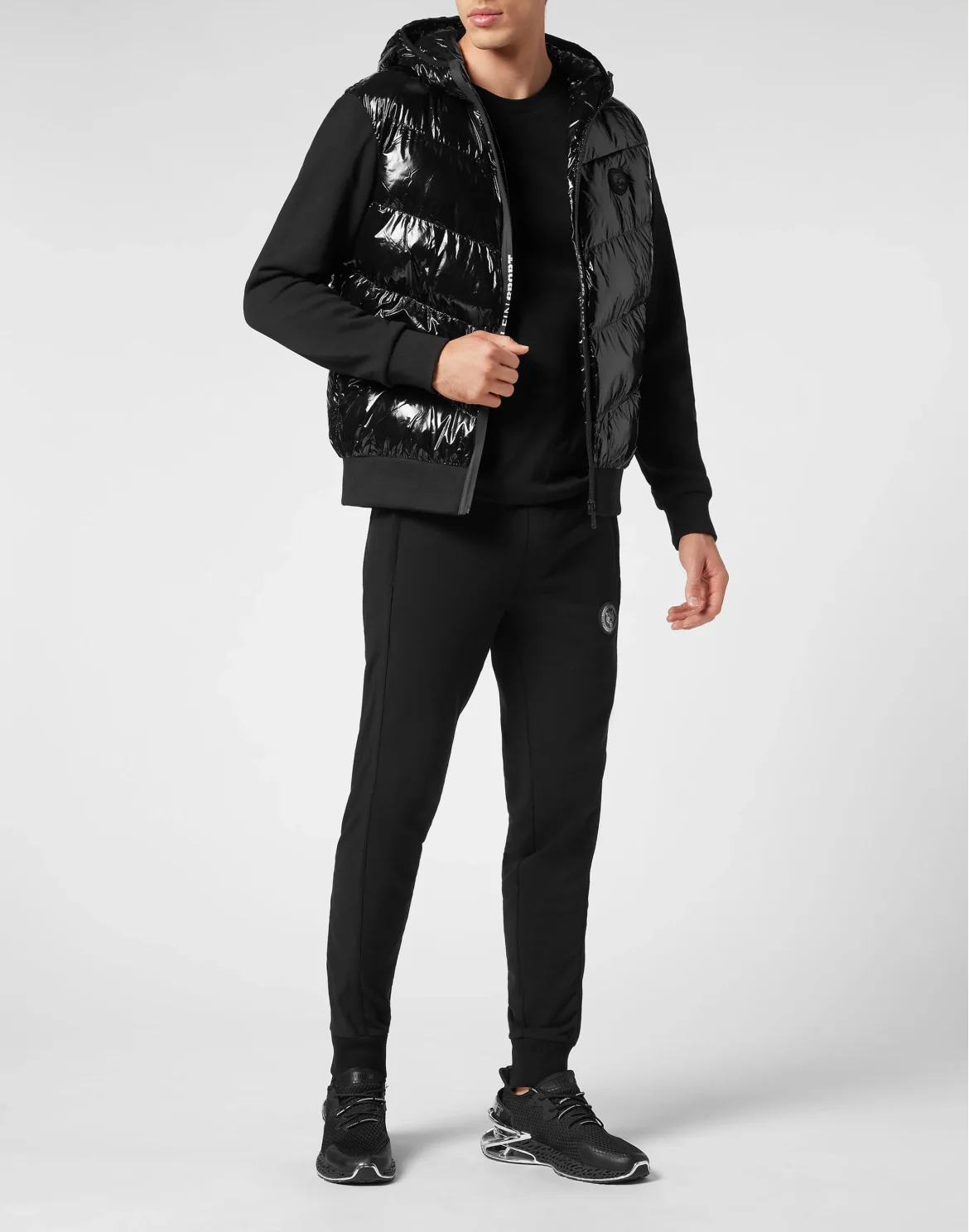 Nylon Padded Jacket, цвет: Черный