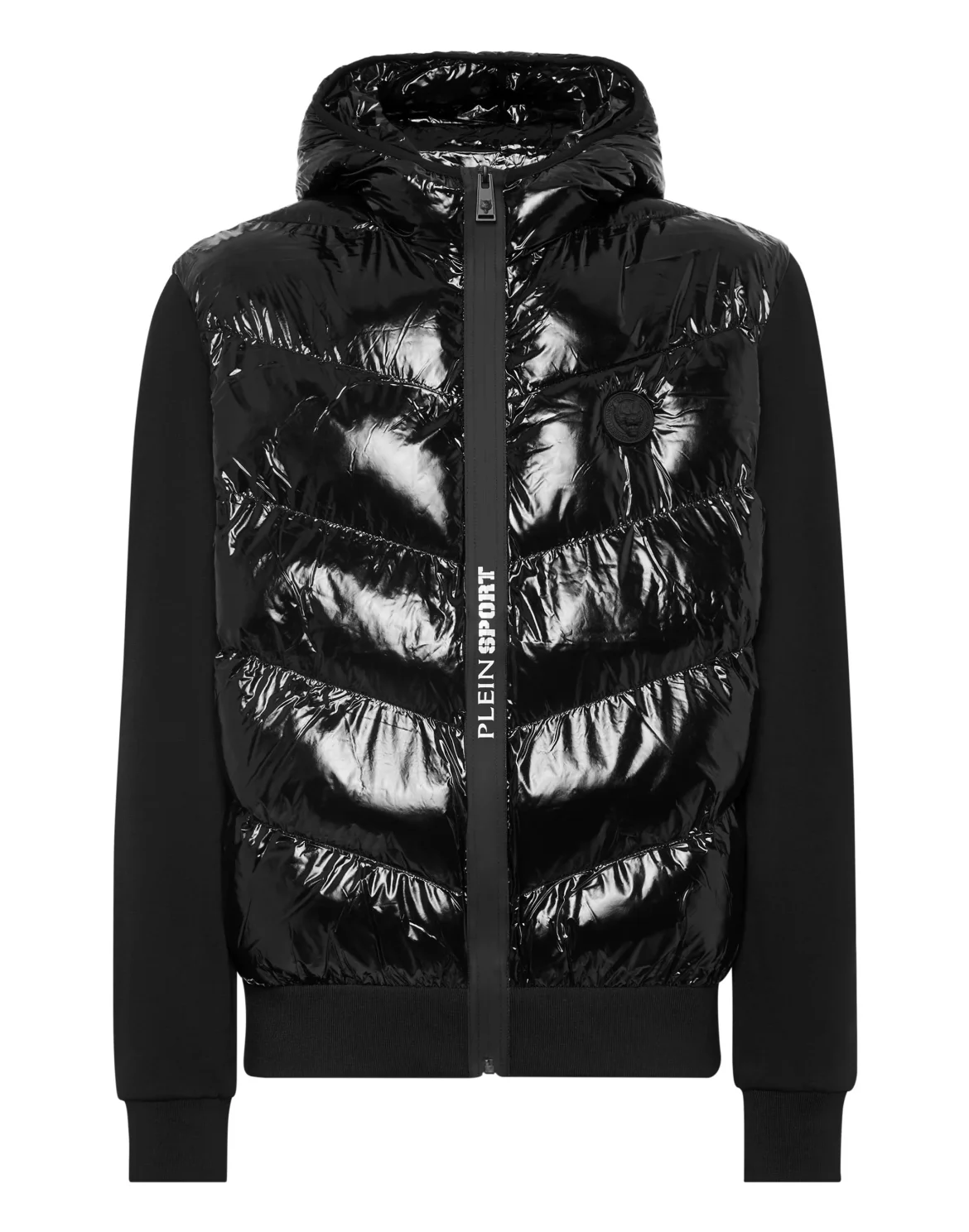 Nylon Padded Jacket, цвет: Черный