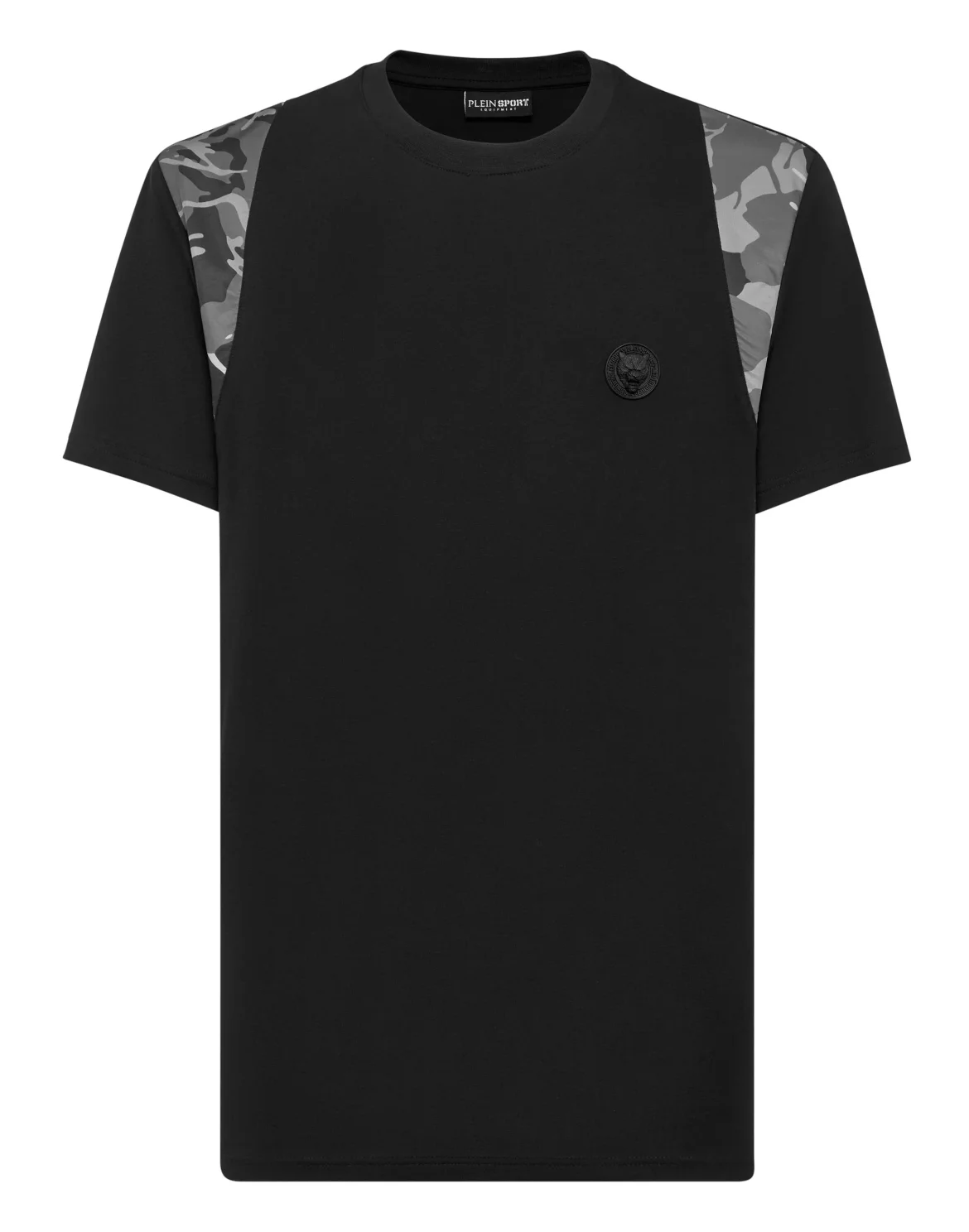 T-shirt Round Neck SS Camouflage, цвет: Черный