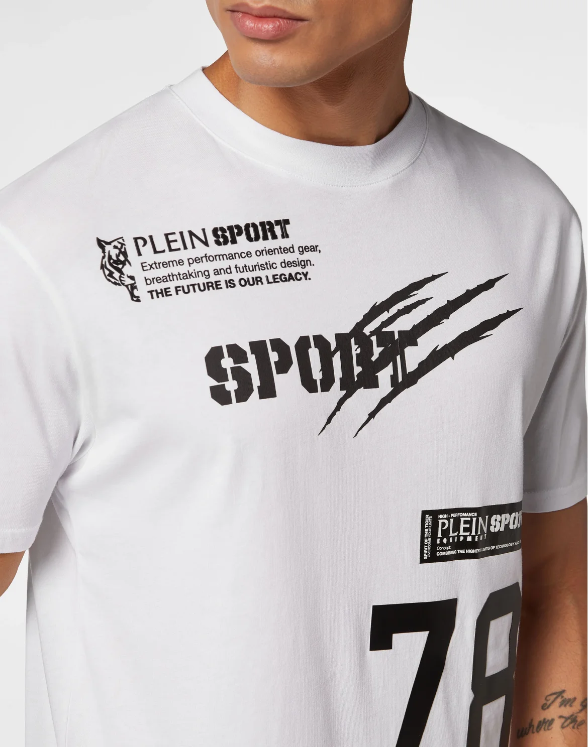 T-shirt Round Neck SS Multilogo, цвет: Белый