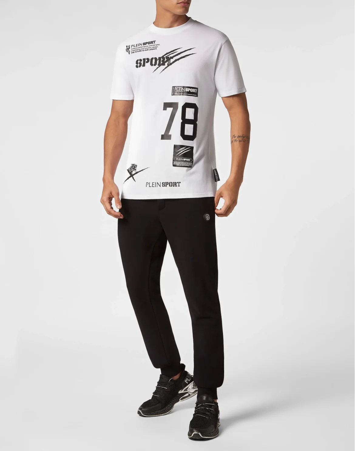 T-shirt Round Neck SS Multilogo, цвет: Белый