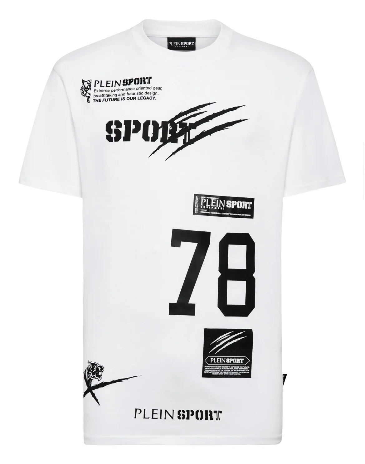 T-shirt Round Neck SS Multilogo, цвет: Белый