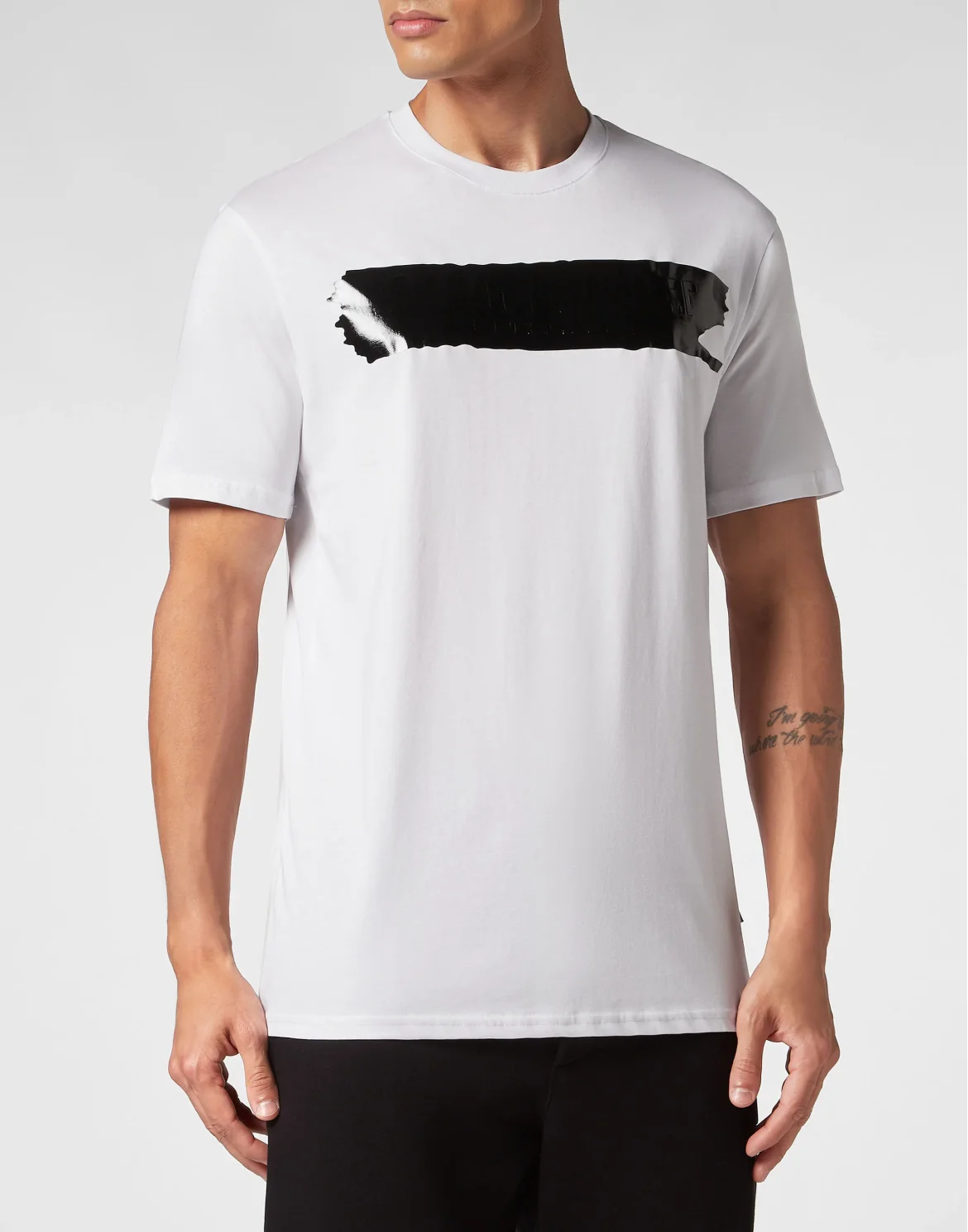 T-shirt Round Neck SS Silver Brush, цвет: Белый
