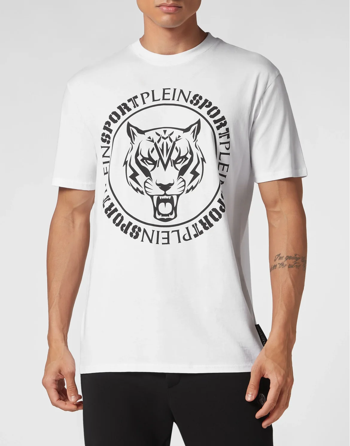 T-shirt Round Neck SS Tiger, цвет: Белый