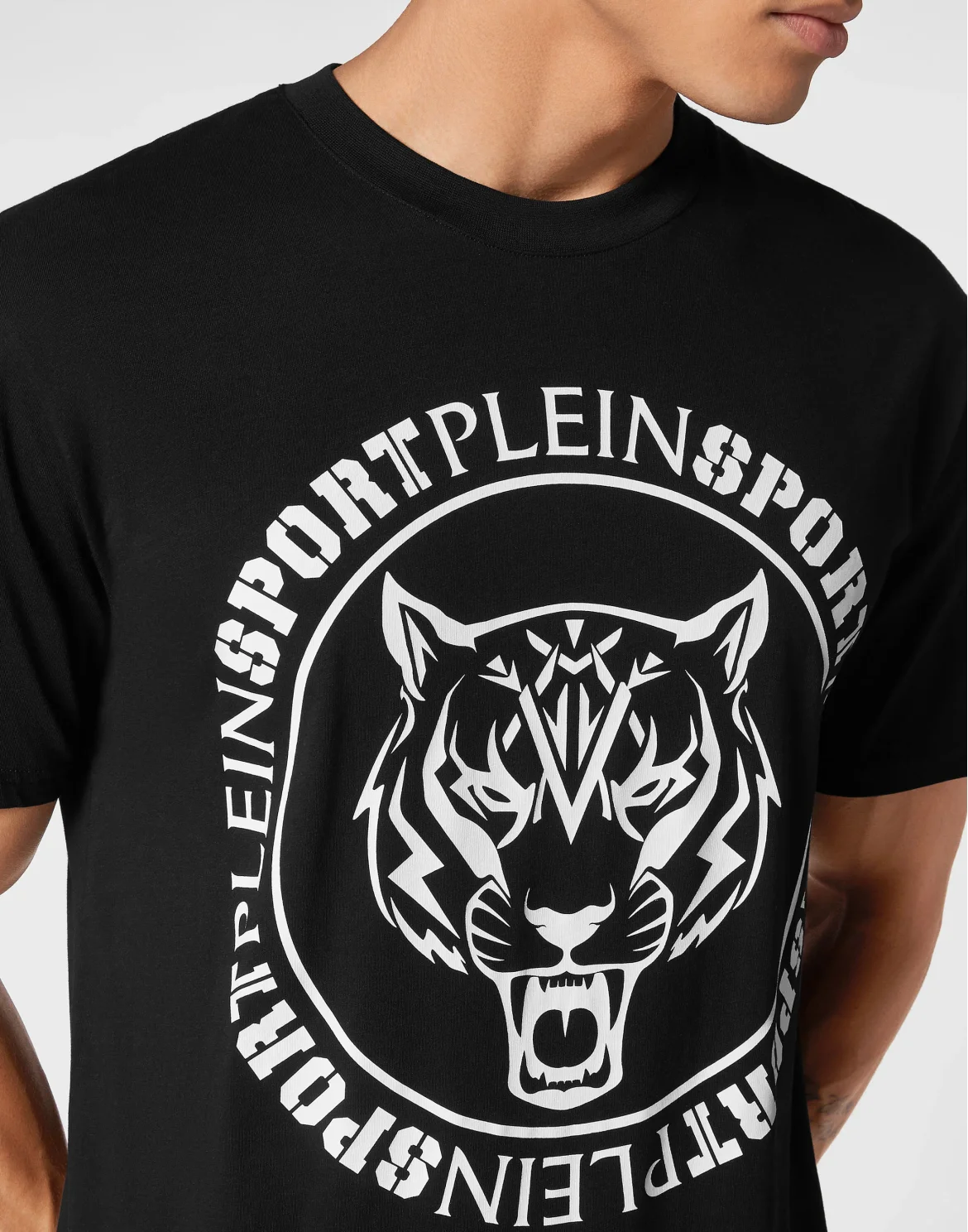 T-shirt Round Neck SS Tiger, цвет: Черный