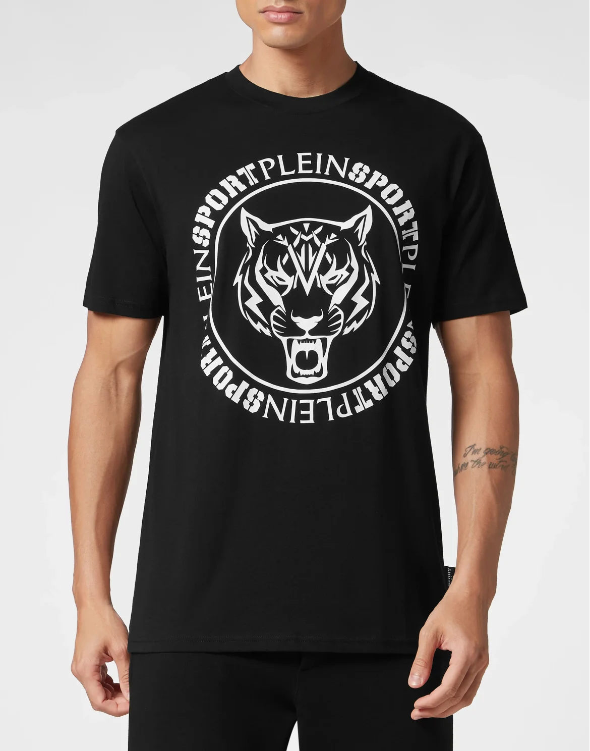 T-shirt Round Neck SS Tiger, цвет: Черный