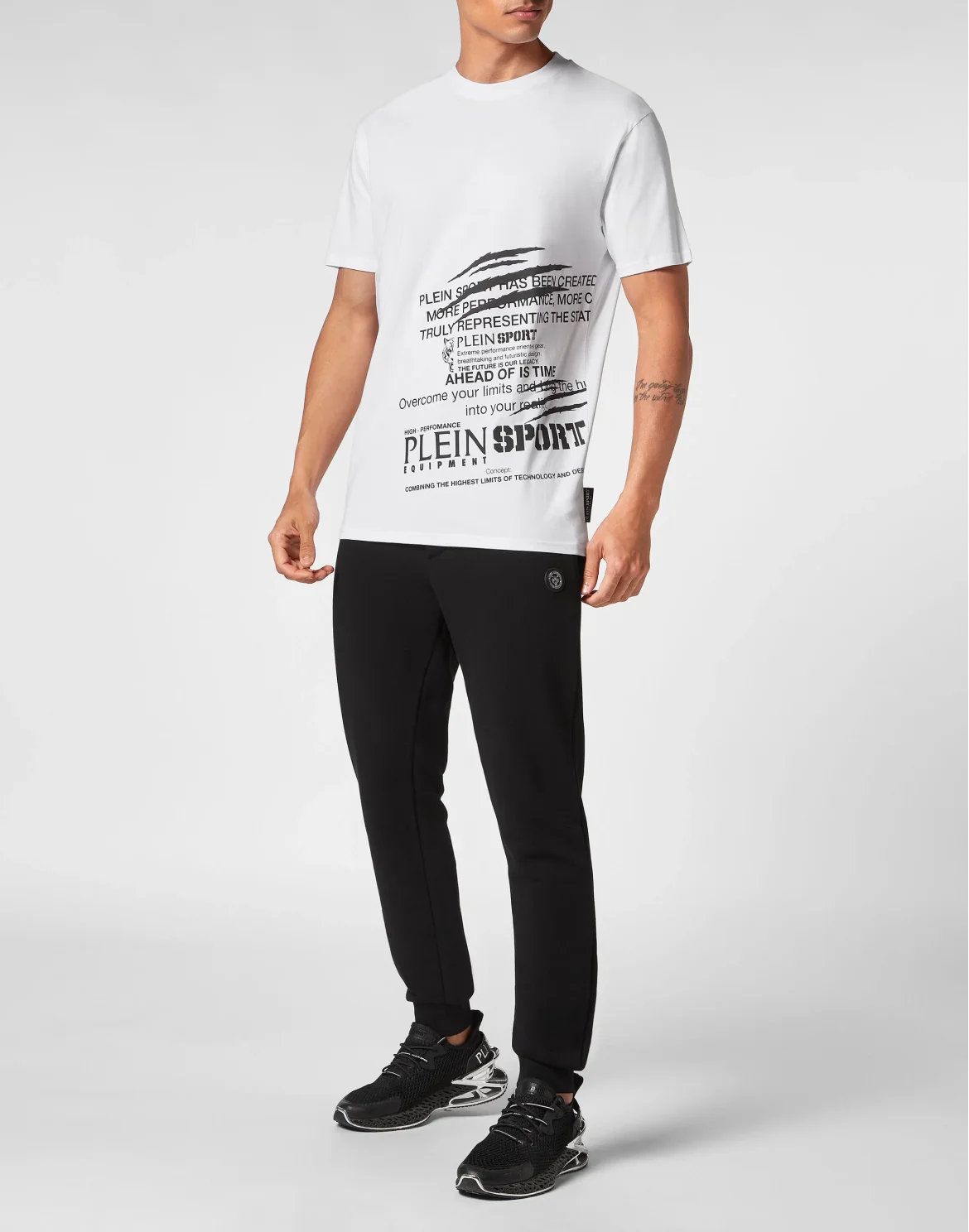 T-shirt Round Neck SS Lettering, цвет: Белый