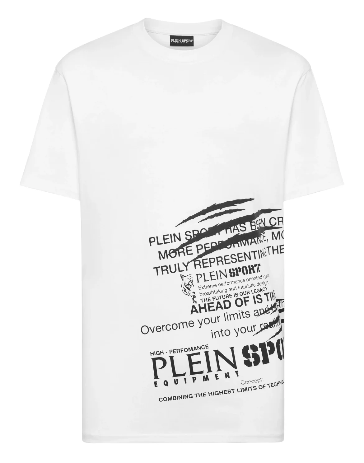 T-shirt Round Neck SS Lettering, цвет: Белый