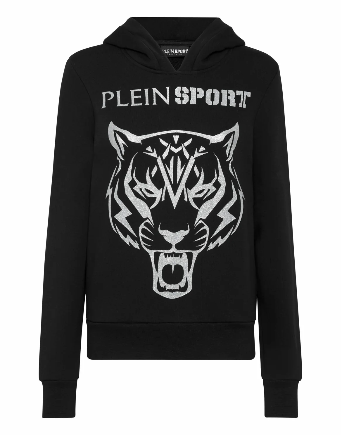 Hoodie Sweatshirt Glitter, цвет: Черный