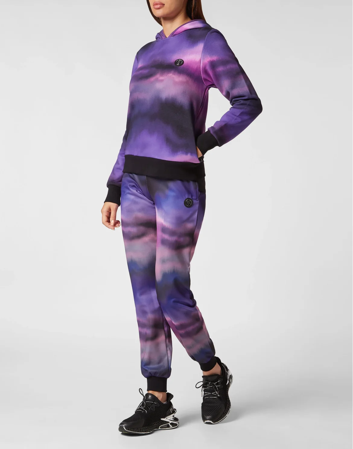 Hoodie  Sweatshirt Optical, цвет: Сиреневый