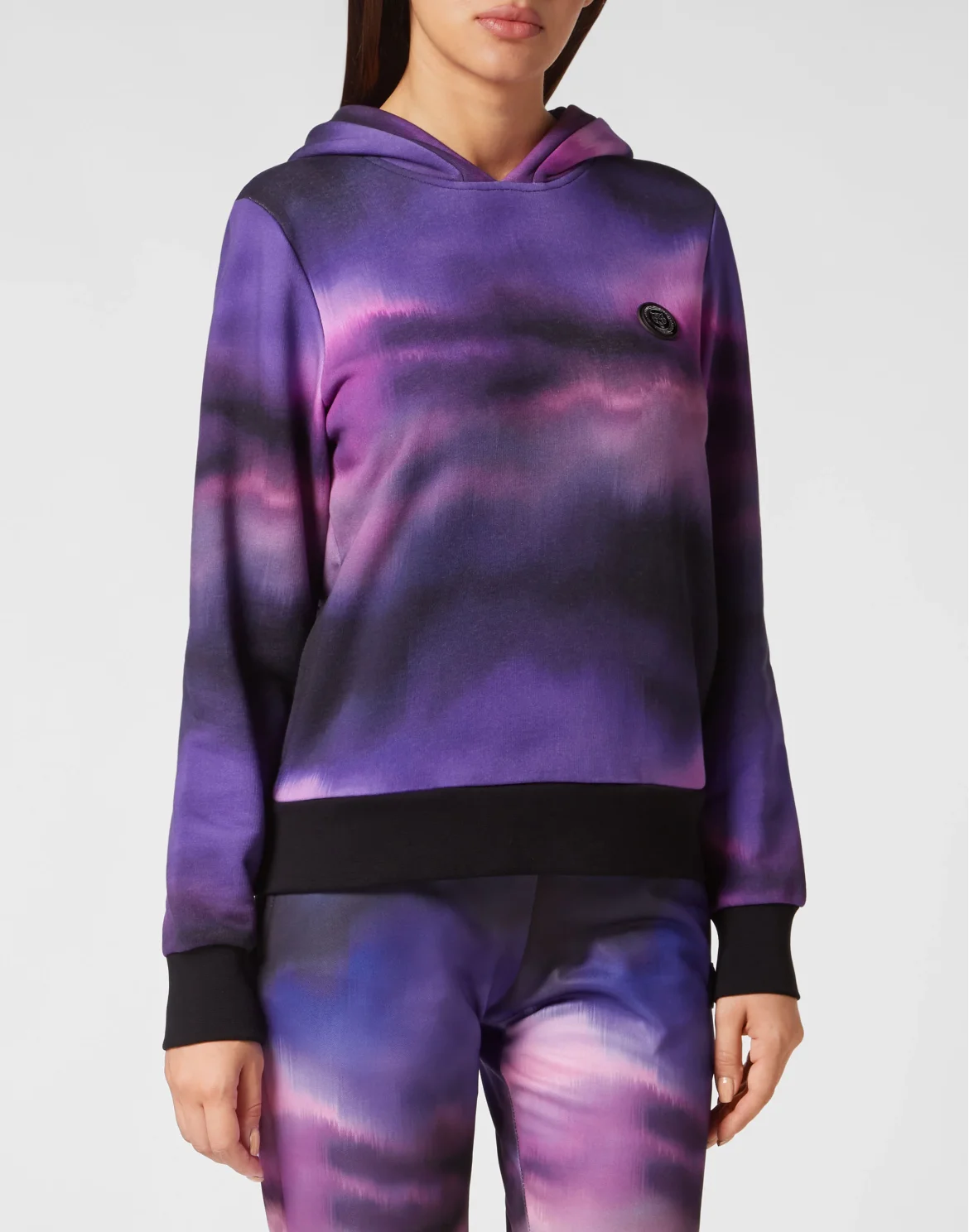 Hoodie  Sweatshirt Optical, цвет: Сиреневый