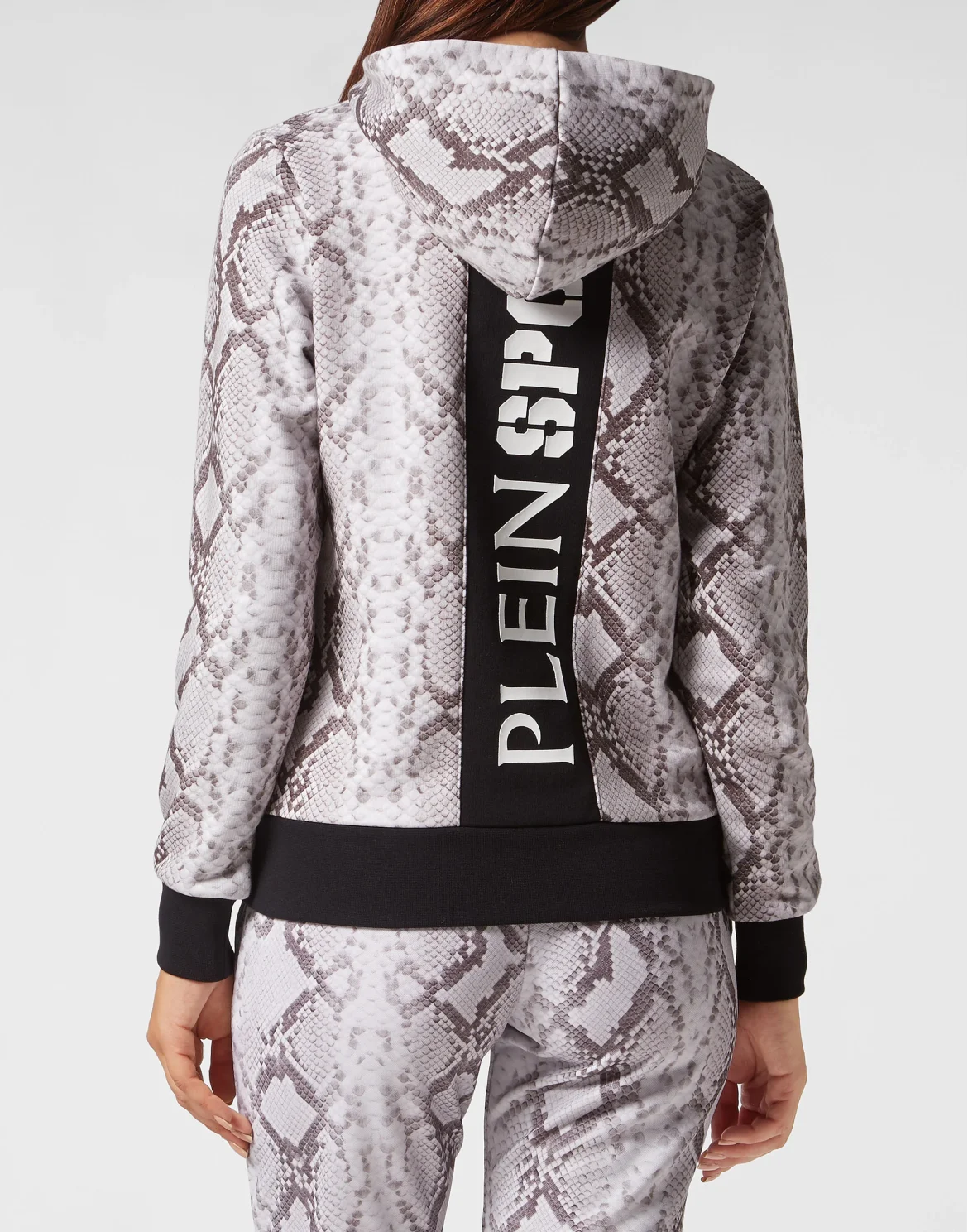 Hoodie Sweatjacket Pitone, цвет: Серый