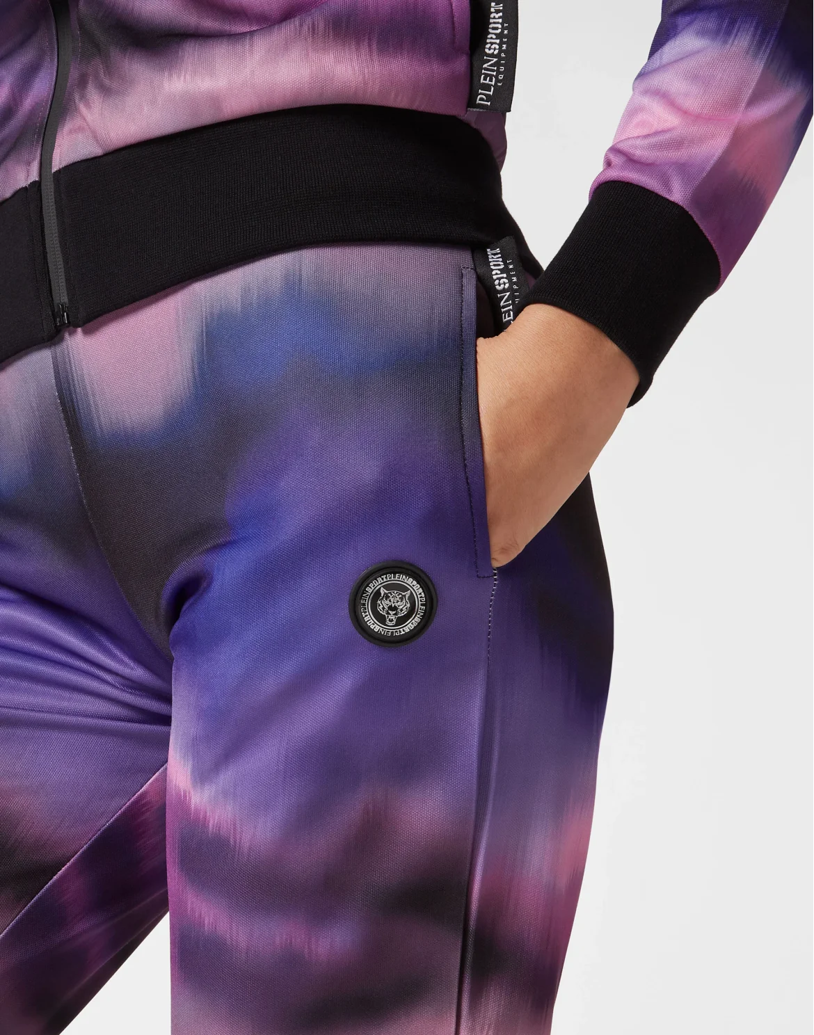 Jogging Tracksuit: Top/Trousers Optical, цвет: Сиреневый