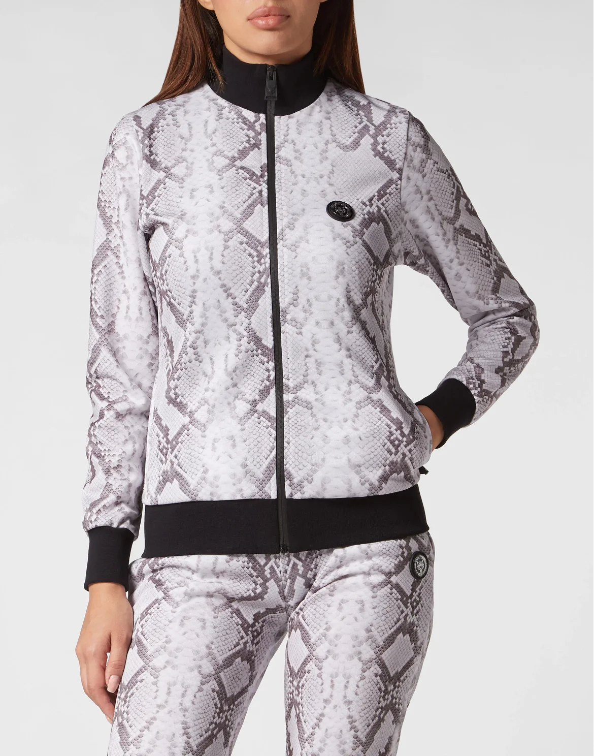 Triacetate Jogging Tracksuit: Top/Trousers Pitone, цвет: Серый