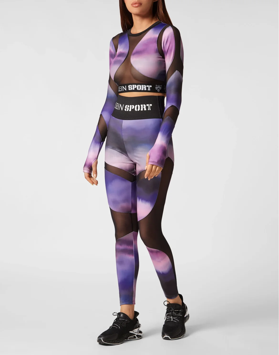 Jogging Cropped Top LS Optical, цвет: Сиреневый